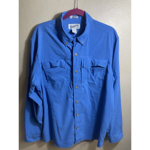 Deluth Mens blue Long Sleeved Shirt Size L Fishing